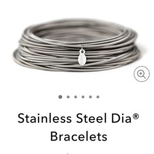 Emerson & Oliver stainless steel Dia bracelets